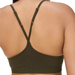 Phụ nữ mới đàn hồi cao sexy y trở lại cộng với kích thước Tank Top thể dục thể thao Yoga Áo ngực siêu căng phụ nữ tập luyện áo ngực - Product Image 5