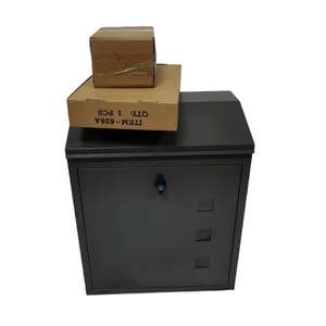 Buzón de Paquetería Exterior Impermeable de Acero para Montaje en Pared, para <span class=keywords><strong>Correo</strong></span>, Paquetería y Entrega Postal - Product Image 1