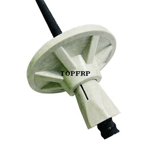 Corrosion Resistant Solid or Hollow FRP Thread <b>Rod</b> Fiberglass Rock Bolts - Product Image 1