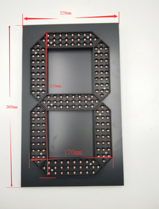 Pantalla de Siete Segmentos de un Solo Dígito de 12 Pulgadas de Larga Duración HOUKEM-120011-A/BB, Luminosa para Exteriores, Azul - Product Image 6