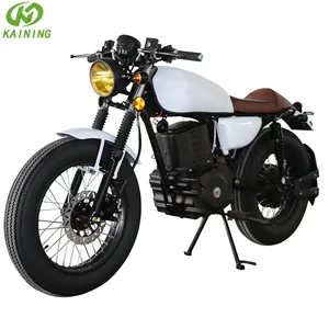 72V3000W de alta velocidad eléctrico de la motocicleta estilo retro con neumático grande