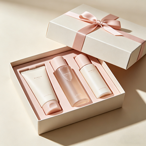 Luxury Paper Gift <b>Box</b> Custom Logo Eco Friendly Recycled Cosmetic <b>Box</b> Rigid Cardboard Packaging <b>Box</b> for Skincare Collection - Product Image 1