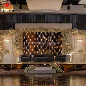 خلفية ناعمة للصور ، حامل شموع ، حائط زفاف ، خلفية حائط شمع معدني حديدي - Product Image 5