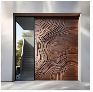 Pannelli <span class=keywords><strong>in</strong></span> <span class=keywords><strong>Legno</strong></span> <span class=keywords><strong>Massello</strong></span> 3D Personalizzabili OEM, Insonorizzati, Ecologici, di Lusso per Ville Moderne e Ingressi di Ospedali - Product Image 5