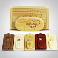 Pendrive de Madera Personalizado para Regalo de Boda, Memoria USB de 2.0, 8GB, 16GB, 32GB, 64GB, Unidad Flash USB de Madera
