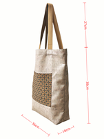 Gros Sac Tote en Liège Naturel pour Femmes Grande Capacité Sac à Épaule Léger avec Doubles Courroies et Logo Imprimé Personnalis