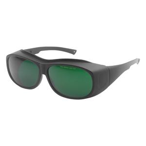 แว่นตานิรภัยแบบเลเซอร์ กรอบสีดำ 155 มม. สำหรับการกำจัดขน การบำบัดด้วยแสงเพื่อความงาม ป้องกันแสงสีแดง สีน้ำเงิน สีเขียว - Product Image 3