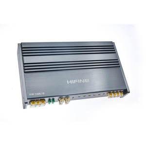 Amplificador de Audio para Auto Hifine de 580W, Monocanal, 4 Ohmios, Salida para Subwoofer de Aleación de Aluminio - Product Image 3