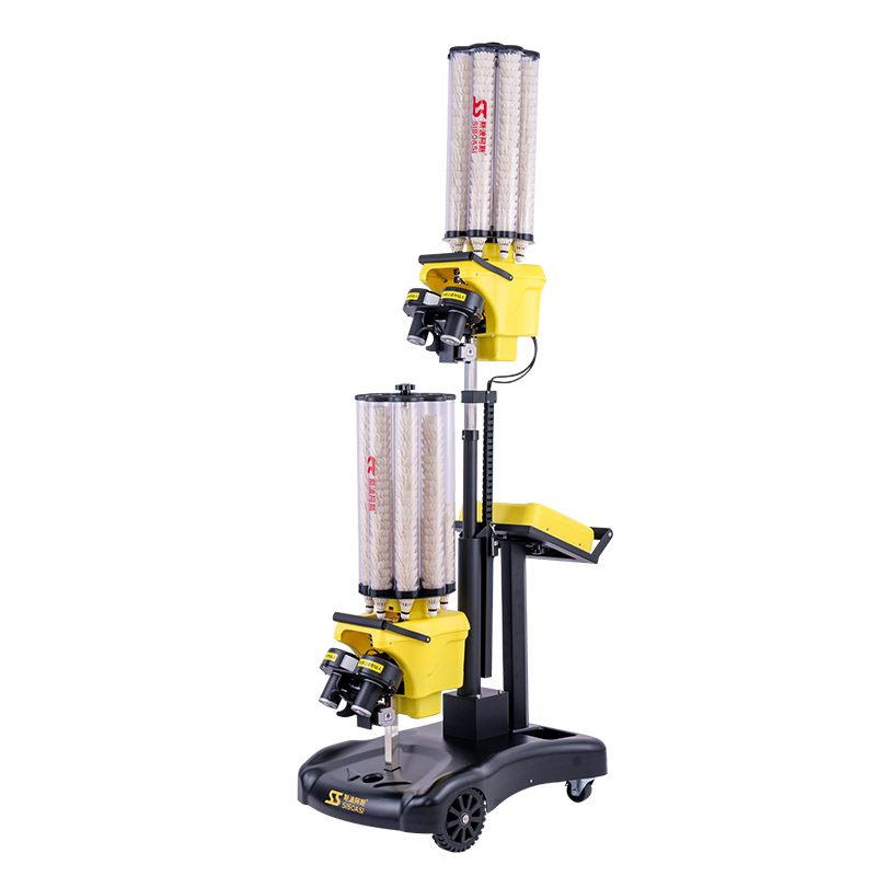 SHAREWELL SS-S8025A Automatic Badminton Serving Machine - Portable Smart Trainer with Remote for Home/Club Training