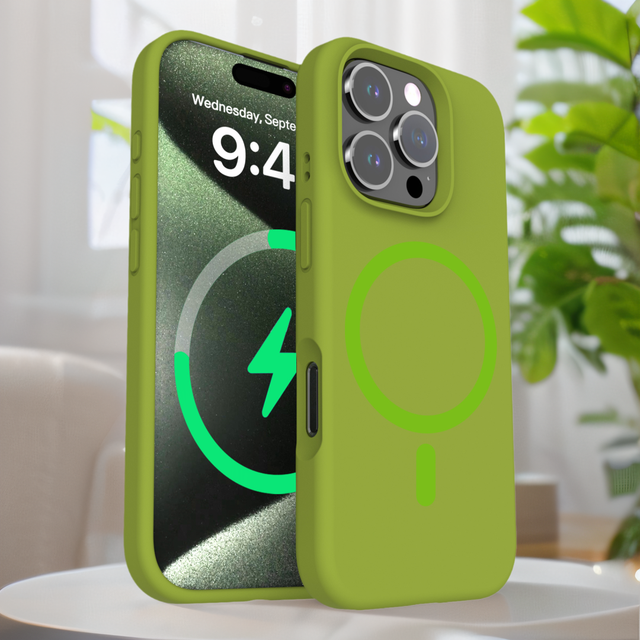 Real Liquid Silicone Protective Case for iPhone 16 Pro Max 15 Pro Max 14 13 Magnet Custom Logo Phone Case Phone Cases Silicone