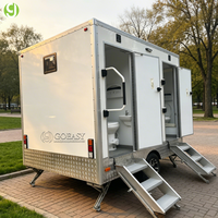 Toilettes portables Goeasy, norme européenne, pour camping en plein air, mobiles, écologiques, durables, en panneaux sandwich, sanitaires de luxe