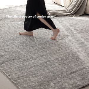 2025 İtalyan Lüks Soyut Polyester Makine Yapımı Yıkanabilir Kaymaz Tabanlı Üst Düzey Modern Sade Stil 3D Baskılı - Product Image 6