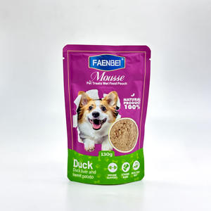 למכור טוב 130g חבילת מזון רטוב חטיפים לחיות מחמד שקית מזון רטובה בשר חזיר - Product Image 6