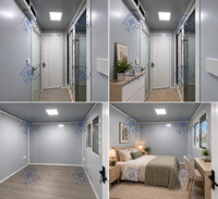 Micro-maison spacieuse de 10 pieds avec intérieur lumineux, espace de vie ouvert, petite résidence familiale confortable