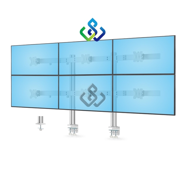 IN STOCK 100% ORIGINAL BRAND NEW SIX-MONITOR DESK MOUNT/MAX 32 6-MONITOR-ARM-A
