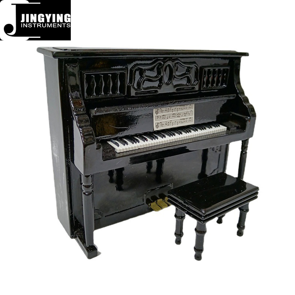Miniatuur Grand Piano Model Kit Muziekinstrument Met Stoel, Compatibele