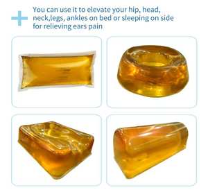 Medical surgery polymer gel anti-decubitus head <b>pillow</b> body position Gel Head Padding Head <b>Support</b> Patient Positioner Pad - Product Image 3