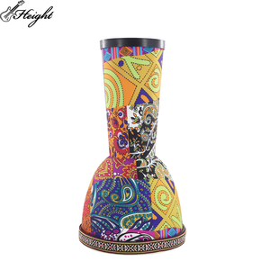 Fourniture d'usine 8.5 pouces Djembe Drum Style africain bon marché avec tête de tambour en PVC écrémé de mouton et tissu coloré - Product Image 4