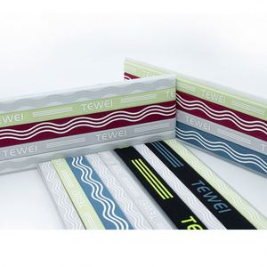 Seamless Knitted Headbands With Anti-slip Silicone Reflection Logo for Running Tie Headband Sports Sweatband - Product Image 5