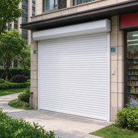 Porte à enroulement automatique en aluminium de haute qualité, volet roulant électrique en métal