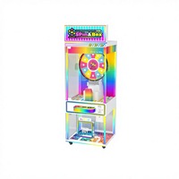 Machine à griffes miniature personnalisée à monnayeur en métal, jeux anglais pour parcs d'attractions et aires de jeux intérieures avec cadeau à saisir