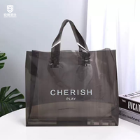 Sacs en plastique personnalisés de 20 couleurs, sac à main en plastique transparent, sac de shopping en plastique, emballage pour vêtements, chaussures, cadeaux