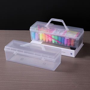 Çocuklar için Özel Şeffaf El Yapımı Eğitici Oyun Hamuru Gıda Sınıfı Ambalajlı Boş Kap 12 Renk Oyuncak Mağazası - Product Image 1