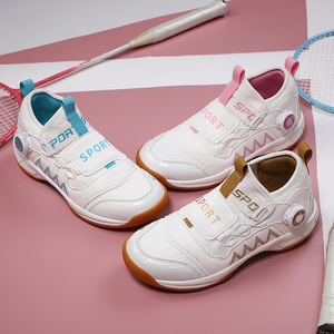 Nouveau modèle de <span class=keywords><strong>chaussures</strong></span> de badminton pour jeunes, <span class=keywords><strong>chaussures</strong></span> d'entraînement pour hommes et femmes, <span class=keywords><strong>chaussures</strong></span> de sport professionnelles respirantes, <span class=keywords><strong>chaussures</strong></span> de tennis amortissantes - Product Image 1