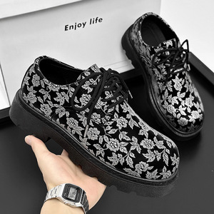 Mocassins pour hommes en cuir souple à semelle épaisse, chaussures décontractées et habillées pour affaires et mariages, profil bas, respirantes, par les meilleures marques - Product Image 4