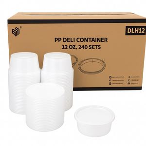 9‑Inch 150 Pack White 1‑Comp Center Slide Lock Hinged MFPP Take‑Out Containers Eco‑Friendly - Product Image 1