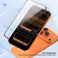 Protection des yeux, anti-espionnage, confidentialité, verre trempé 9H, film protecteur d'écran 2.5D, filtre pour iPhone 11 12 13 14 15 16 17 Pro Max Plus