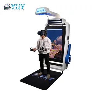 Harga Pabrik Peralatan Permainan Hiburan Terbaru Dalam Ruangan Rumah Shooting Virtual Reality Standing Simulator