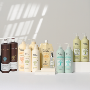 Champú y Acondicionador Voudioty Korea Max <span class=keywords><strong>Kinky</strong></span> Hair Keratin Hotel con Biotina, Aceite de Argán y Cuidado con Colágeno - Product Image 1