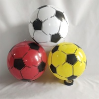 Ballon de plage gonflable d'été Jouet de piscine lumineux et durable pour enfants et adultes Jouet de jeu aquatique amusant Ballon de football gonflable extérieur