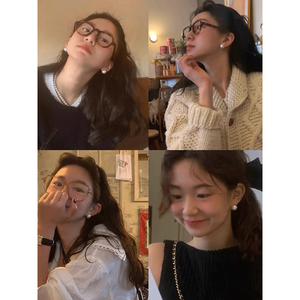 Pendientes de Perlas Grandes 1596 para Mujer, Elegantes Perlas 1596 para Mujer - Product Image 4