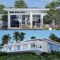 Véranda triangulaire en verre trempé en alliage d'aluminium sur mesure avec design européen pour usage extérieur en villa