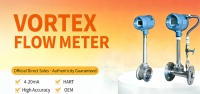 Medidor de Flujo Vortex a Prueba de Explosiones con Pantalla Digital, Sensor de Flujo de Gas, Vapor y Líquido con Función de Temperatura y Presión