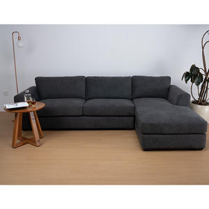 Nuevo producto Diseño popular Sofá de Madera Suave en forma de L para sala de estar - Product Image 3