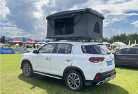 Tente de toit rigide pliable quatre saisons portable pour 2 personnes, modèle pop-up carré pour pick-up 4x4, marque privée OEM