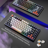 Clavier mécanique filaire OEM 82 touches, format 75 %, rétroéclairage LED pour le gaming et le bureau