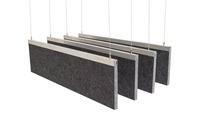 Léger facile à installer PET feutre acoustique suspendu plafond suspendu déflecteur réduction du bruit 100% Polyester