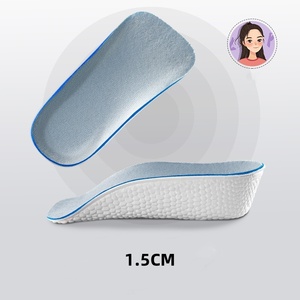 Material EVA de alta <span class=keywords><strong>calidad</strong></span> aumento 1,5 cm/2,5 cm/3,5 cm plantilla suave transpirable absorción de humedad aumento media plantilla - Product Image 6