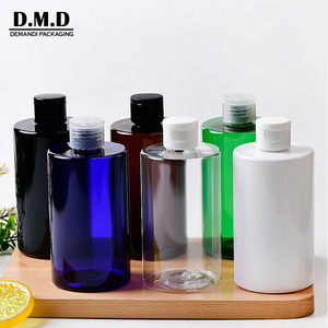Wholesale Private Label 100ml Brown 150 ml 350ml <strong>500</strong> ml 10 oz Pet 250ml 8 oz Amber <strong>Plastic</strong> <strong>Bottle</strong> with Flip Top Cap - Product Image 2