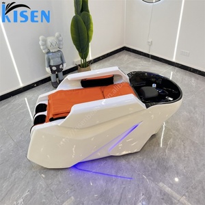 Fauteuil de lavage de cheveux Kisen Cool Salon Furniture avec lumière LED, garantie d'un an, très populaire, pour spa capillaire - Product Image 5