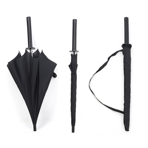 คอสเพลย์ซามูไรอะนิเมะไซเบอร์พังค์ญี่ปุ่น Kanata <span class=keywords><strong>Wakizashi</strong></span> ร่มของเล่นดาบด้ามสีดำพลาสติกชิ้นเดียว - Product Image 1