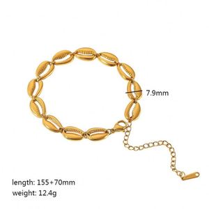 Conjunto de Joyas Impermeables y Modernas de Acero Inoxidable con Baño de Oro de 18 Quilates, Brazalete Ancho Trenzado, Collar y Pendientes - Product Image 5