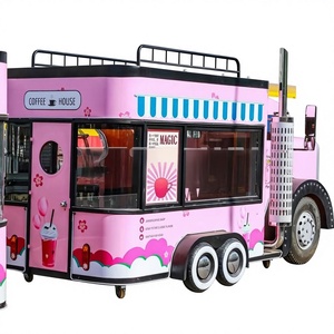 Camion de restauration rapide sur mesure de 20 pieds en acier inoxydable pour hot-dogs, glaces et snacks, avec garantie de 2 ans, résistant à la rouille et doté d'un suivi GPS - Product Image 1