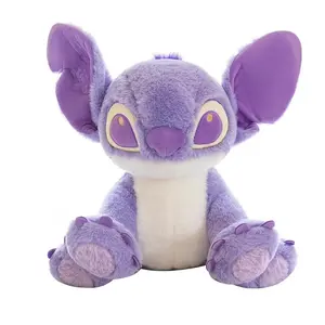 Mais recente Custom Cute Star Baby Stitch Doll Stuffed Plush Toys Cartoon Purple Long Ears Stich Plush Toy for Kids Presentes