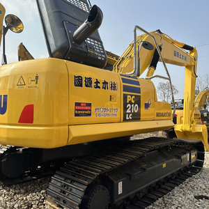 Excavadora de cadenas KOMATSU PC210lc usada de buena calidad, 21 toneladas de peso operativo, para trabajos de construcción - Product Image 5