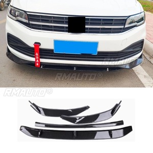 Para Volkswagen Bora 2019, Kit de Carrocería con Difusor y Protector de Parachoques Delantero, Color Negro Brillante, Pieza de Modificación - Product Image 4